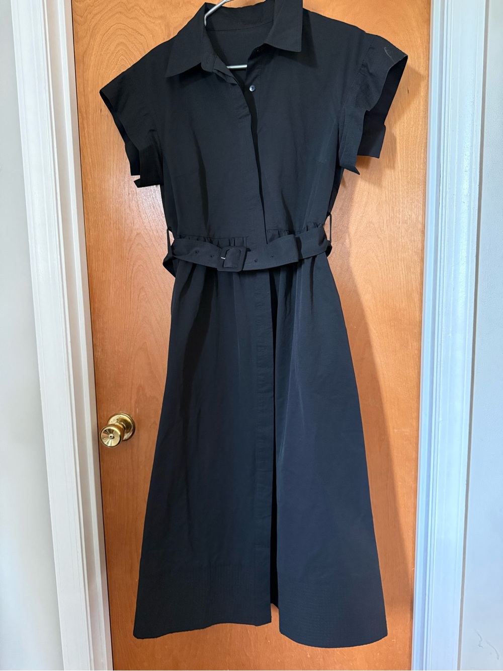 Black Belted Dress Sz L